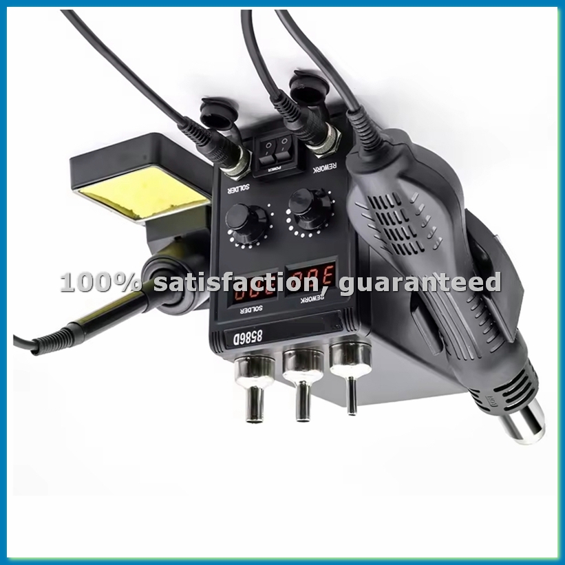 8586D SolderingStation 2in1 75 - огляд і ціна Smd Rework Station Hot Air Soldering 2 In 1